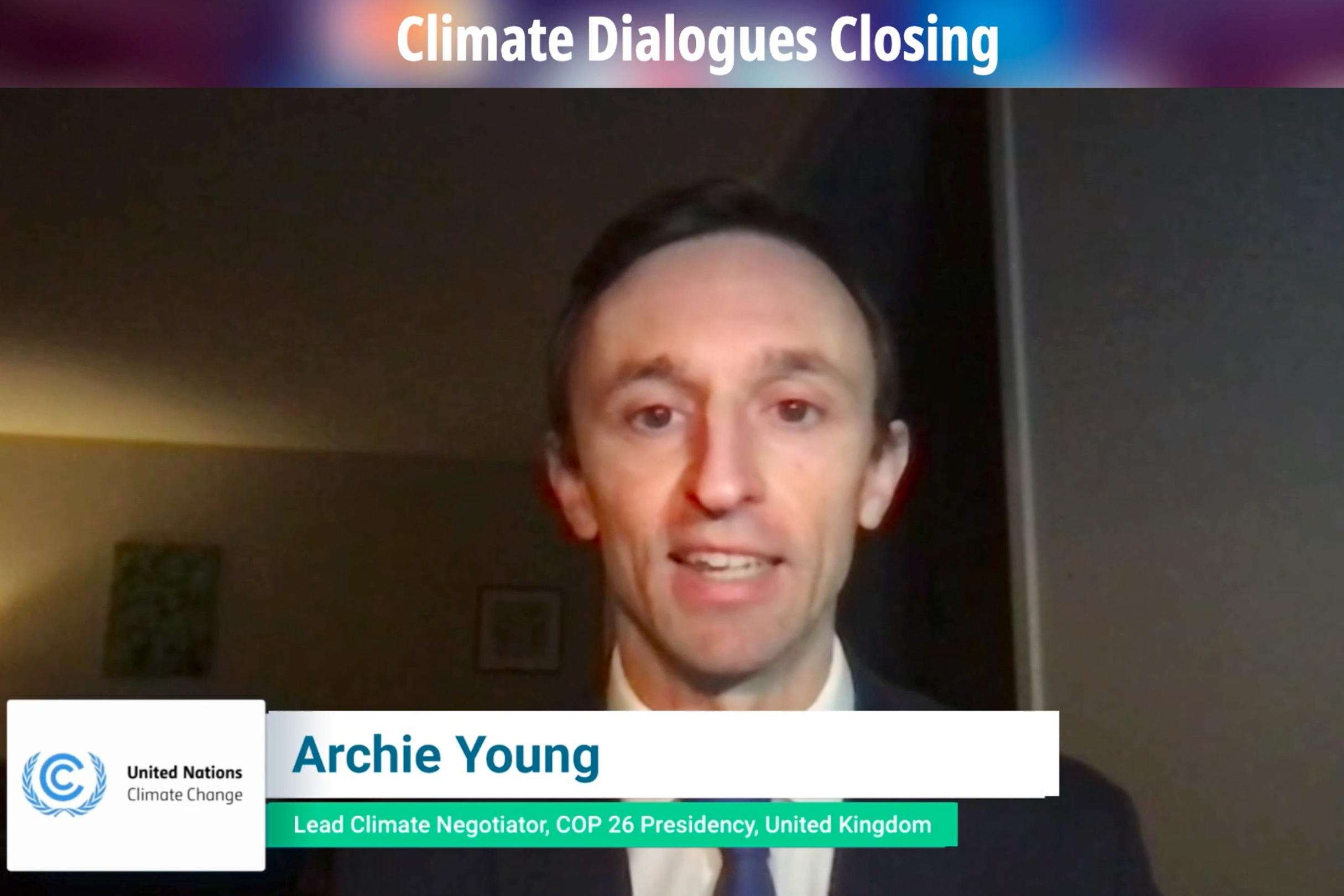 Archie Young, COP 26 Presidency