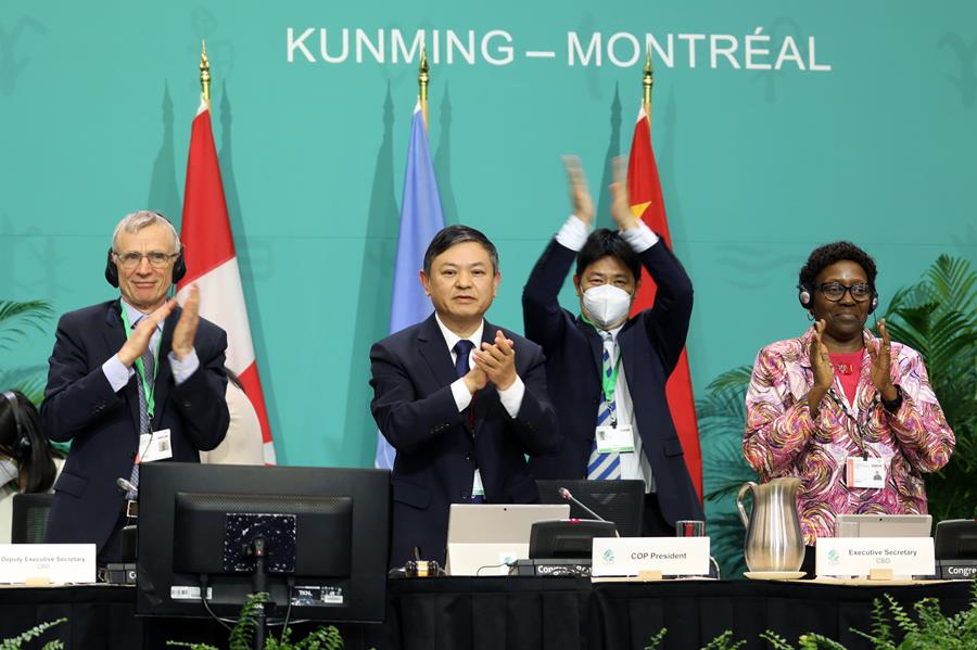 Applause Kunming-Montreal Global Biodiversity Framework