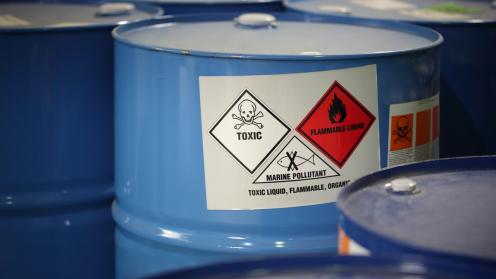 Toxic liquid, Flammable liquid