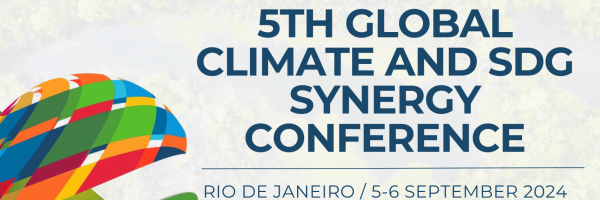 5th Global Climate and SDG Synergy Conference banner.