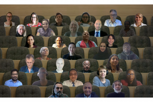 Participants paused for a group photo at the end of the Thematic Working Group meeting