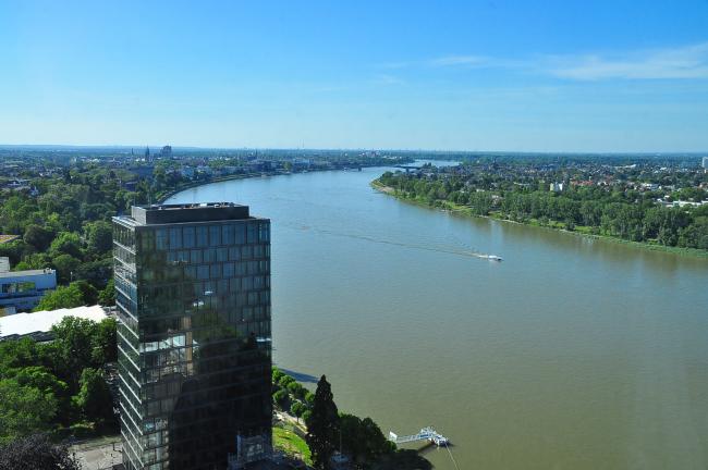 View of the Rhine river