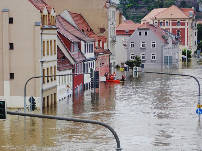 Flood in England