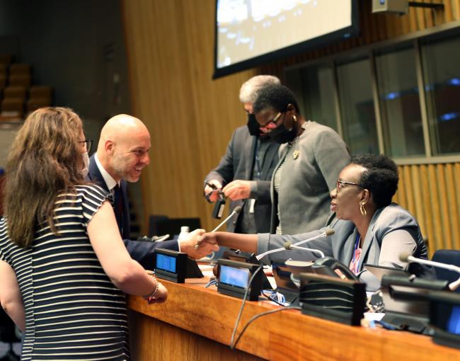 Chair MacIntosh at the close of the session 