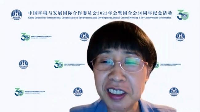 Zhou Guomei, Deputy Secretary General, CCICED