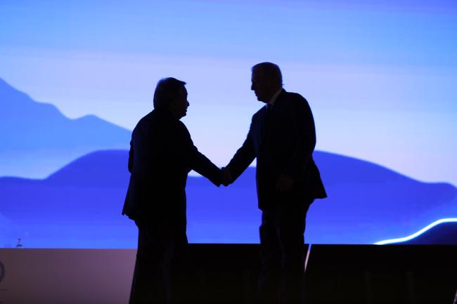 UN Secretary-General António Guterres, with Al Gore, Chairman, Climate Reality Project
