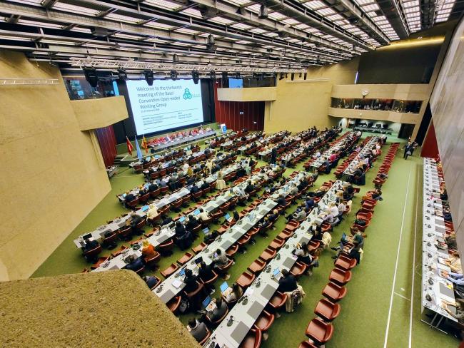 A view of the plenary