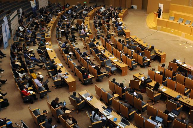 Participants during the closing plenary