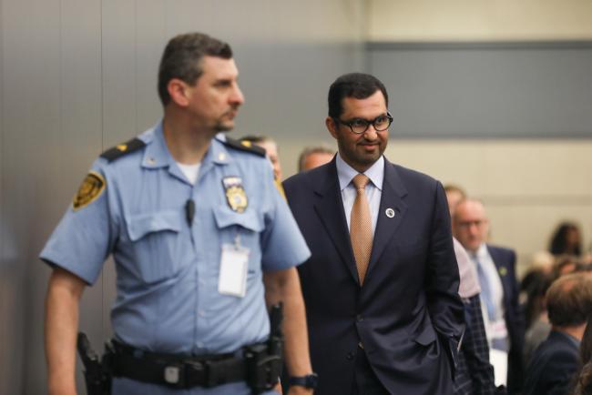 Sultan Al Jaber, COP28 President-designate, arrives at the venue