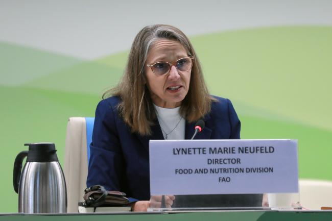 Lynnette Marie Neufeld, Director, Food and Nutrition Division, FAO