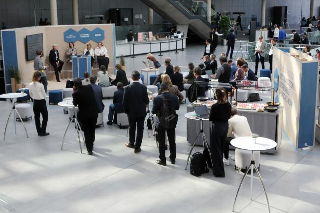 Participants during the discussion panel