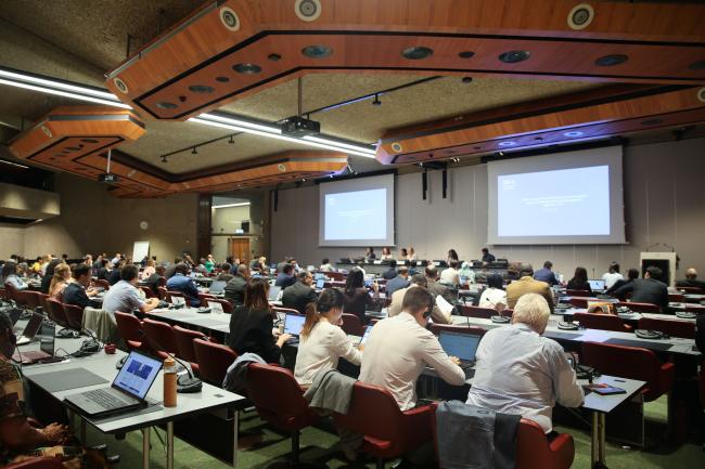 View of the plenary room 
