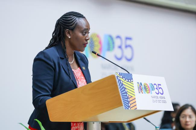 Roselinda Soipan Tuya, Cabinet Secretary, Ministry of Environment, Climate Change and Forestry, Kenya