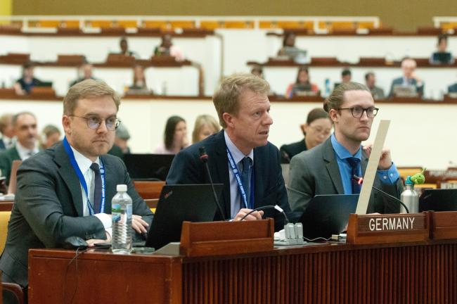 (L-R) Clemens Wackernagel, Ingo Narberhaus, and Vincent Schnell, Germany