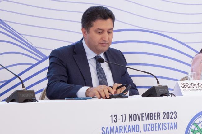 Obid Kudratov, First Deputy, Minister Environment, Uzbekistan- CRIC 21 - 17 Nov 2023 - Photo