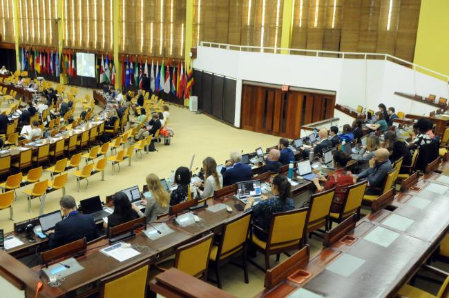 Observers during the Working Group on the protection and preservation of the marine environment