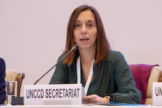 Sara Minelli, UNCCD Secretariat - CRIC 21 - 14 Nov 2023 - Photo