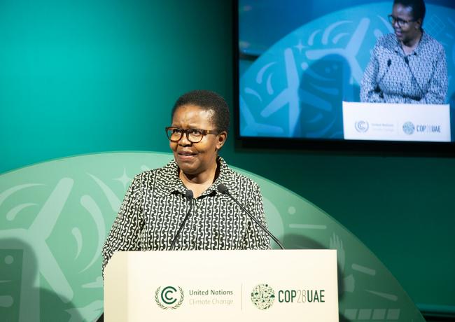 1 Lindiwe Majele Sibanda, Chair, CGIAR System Board - CGIAR Side Event - COP28 - 10Dec2023