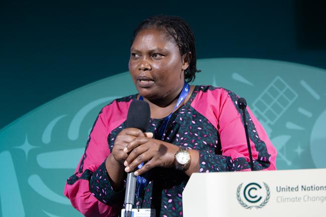 1 Naiyan Kiplagat, Paran Women Group received - WECF-Side Event -COP28 5dec2023 - Photo