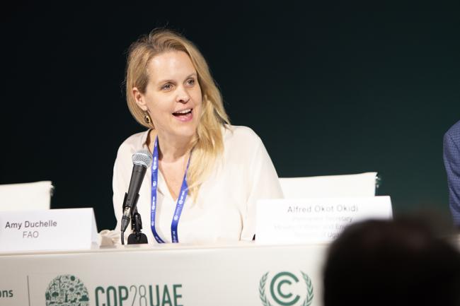 Amy Duchelle, FAO – GPA - WetLands International- - SideEvent - 8dec2023 - Photo