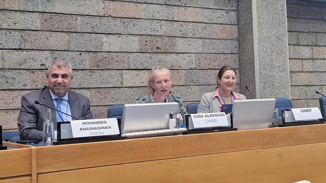 The dais during the opening session