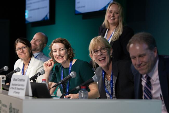 Dais at the END - IEAGHG Side Event - COP28 - 3 Dec 2023 - Photo