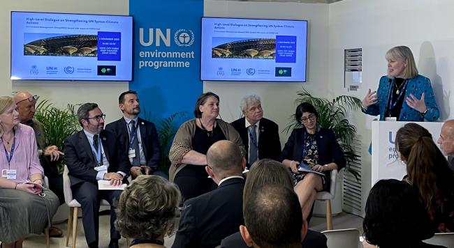 Dais during the event - EMG Side Event - COP28 - 2 Dec 2023 - Photo