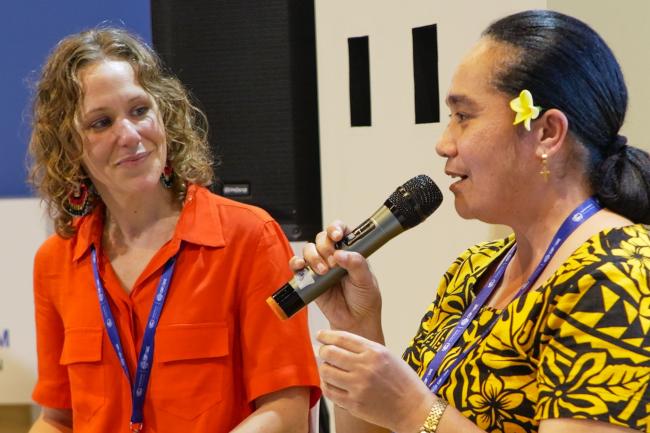 Emilie Beauchamp and Lu'isa Tu'I'Afitu-Malolo