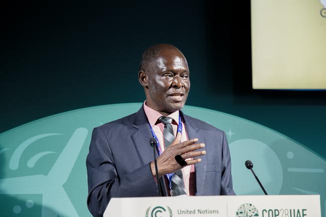 Fred Onduri, Vice Chair, UCTCN Advisory Board - WECF-Side Event -COP28 5dec2023 - Photo