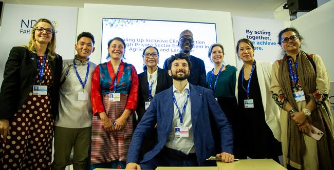 Group Photo - scaling-up-climate-action-FAO Side Event - 10 Dec 2023- Photo