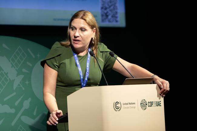 Isabel Albaladejo Escribano, the Office of the High Commissioner for Human Rights (OHCHR) - Natural Justice - Side Event COP28 - 3 Dec 2023 - Photo