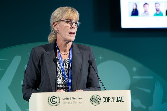 Katherine Romanak, University of Texas - IEAGHG Side Event - COP28 - 3 Dec 2023 - Photo