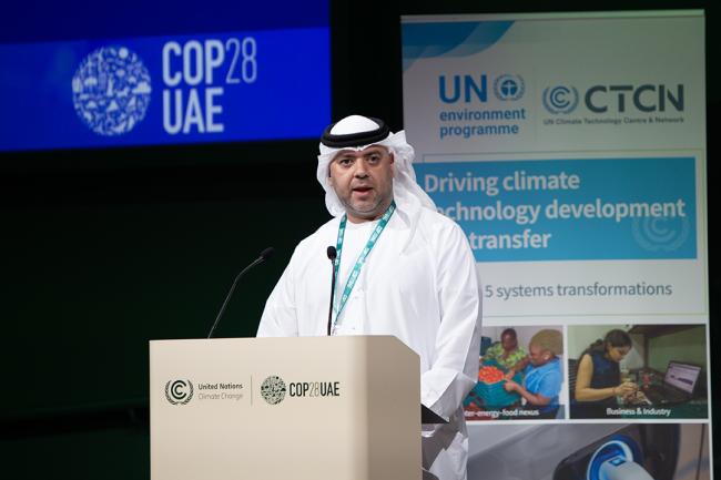Majid Al-Suwaidi, Director-General and Special Representative of the COP 28 Presidency, United Arab Emirates (UAE) -UNFCCC - SideEvent - 9dec2023 - Photo