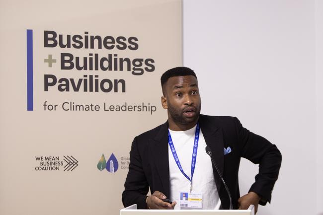 Muyiwa Oki, President, Royal Institute of British Architect - Delta - SideEvent - 8dec2023 - Photo