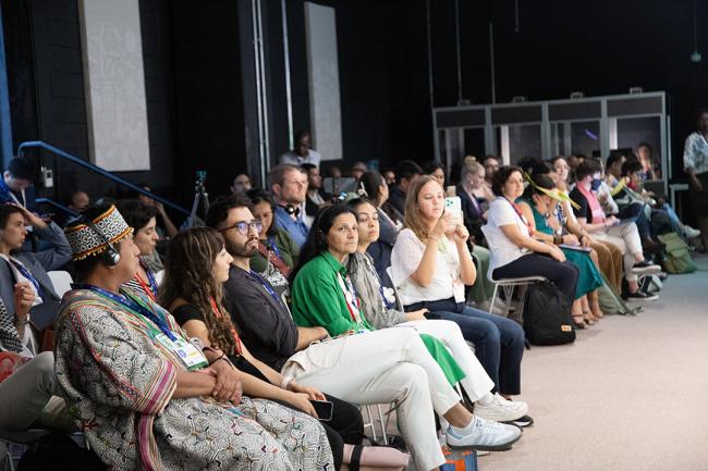 View of the room - Natural Justice - Side Event COP28 - 3 Dec 2023 - Photo