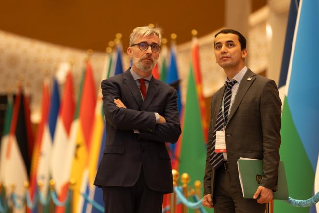 As the agenda turns to key challenges faced by migratory species, delegates listen to various report backs throughout the day