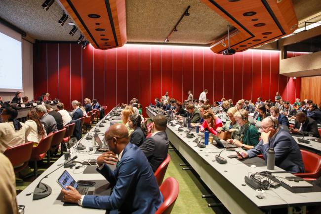 View of the room during Contact Group 1