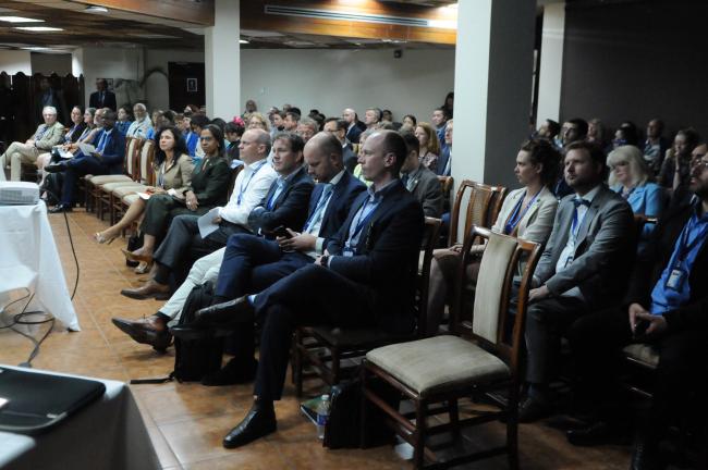 Participants during the side event "The ISA: Sustainable use of Natural Resources and Development"