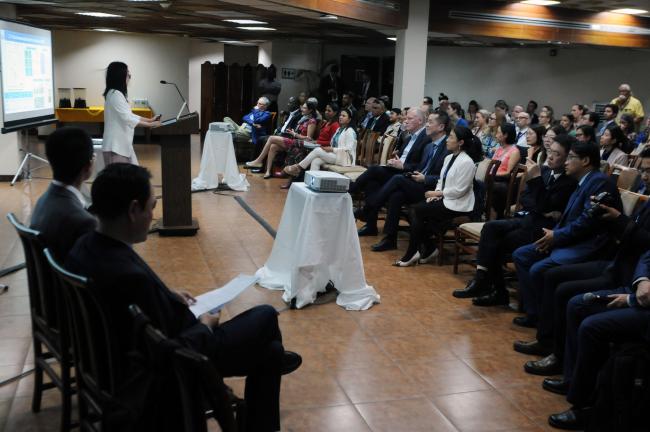 Participants during the evening side event "Chinese contractors in international seabed activities—present and future"