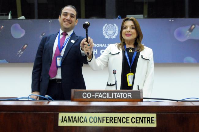 Gina Guillen Grillo, Costa Rica, and Salvador Vega Telias, Chile