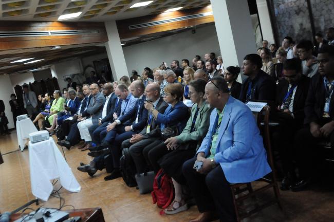 Participants during the evening side event "NORI-D Update"