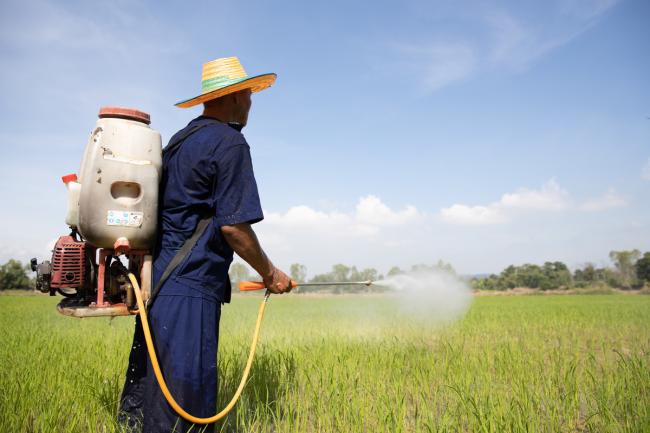 Farmer herbicides agriculture