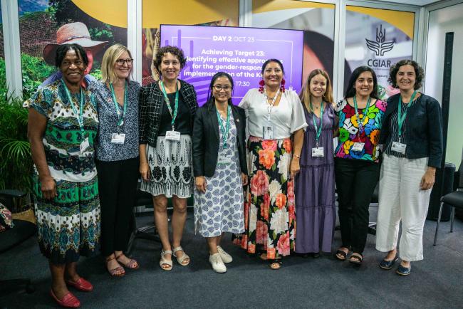 The Panelists and organisers - gender target 23 -23oct24-photo