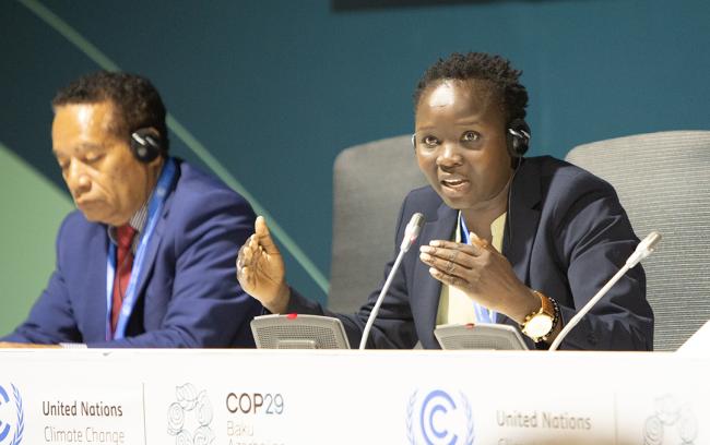 1 Grace Dorong, Founder and Executive Director of Roots of Generation NGO, South Sudan - Accelerating Climate Action and Finance - 15 Nov2024