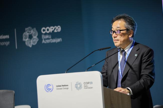 Yutaka Matsuzawa, Vice-Minister for Global Environmental Affairs, Ministry of the Environment, Japan 