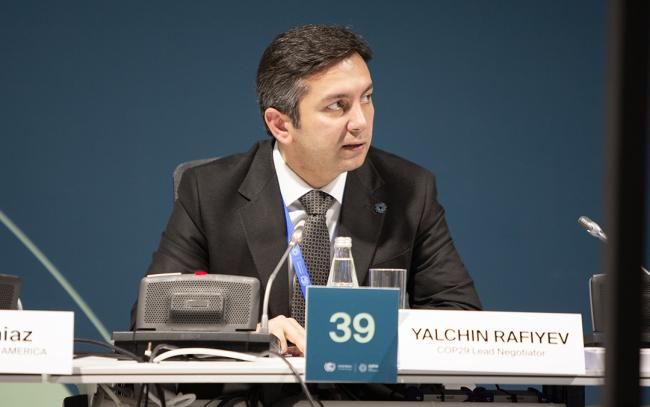 Yalchin Rafiyev is the Lead Negotiator for COP29 Azerbaijan- Formulating and Implementing NAPS -19Nov2024