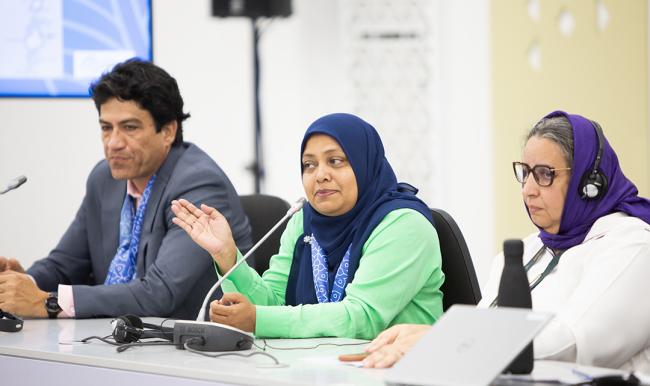 Fathimath Saeedha, SGP National Coordinator, SGP Maldives - Locally led landscape management - GEF SGP - UNCCD COP16 - 7Dec2024