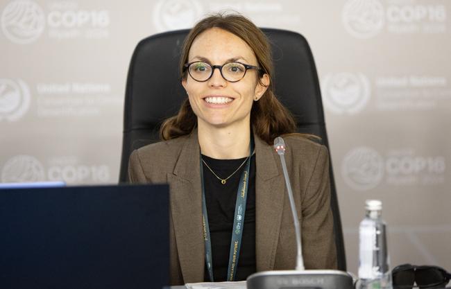 Fiona Becker, Senior Policy Officer, Division Agriculture and Rural Development, BMZ - Sustainable Land Management and Agroecology - GIZ - UNCCD-COP16- 5Dec2024