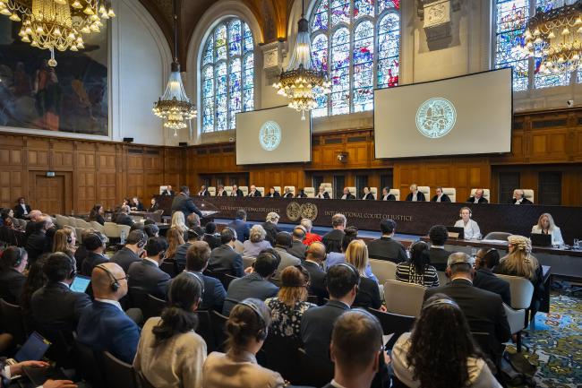 A view of the meeting room (photo by ICJ/CIJ | Frank van Beek)