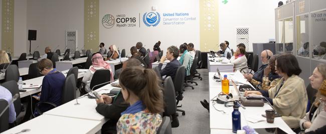 View of the room - Sustainable Land Management and Agroecology - GIZ - UNCCD-COP16- 5Dec2024